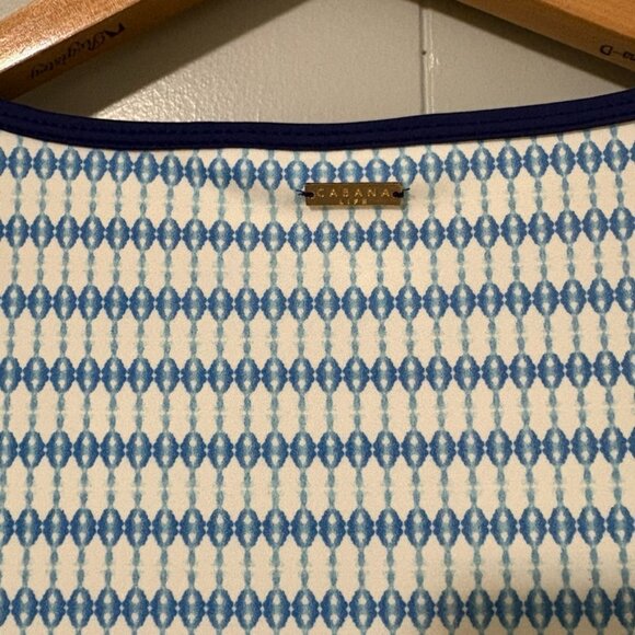 Cabana Life Geometric Shift Dress UPF 50+ 3/4 Sleeve Lightweight Breathable XS - Picture 7 of 9